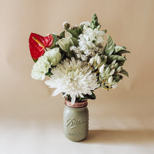 christmas bloomjar in pistachio